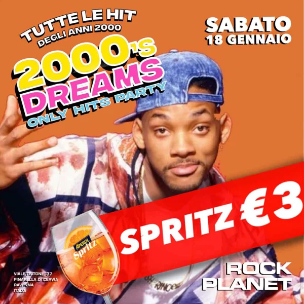 2000's DREAMS Only Hits Party @ Rock Planet 18 Gennaio 2025