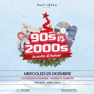 90 vs 2000 Natale Matrioska 25 Dicembre 2024