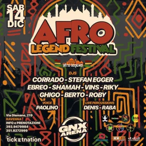 AFRO LEGEND FESTIVAL @ GNX