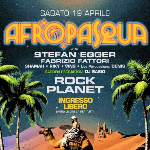 AFROPASQUA @ Rock Planet  Sabato 19 Aprile 2025