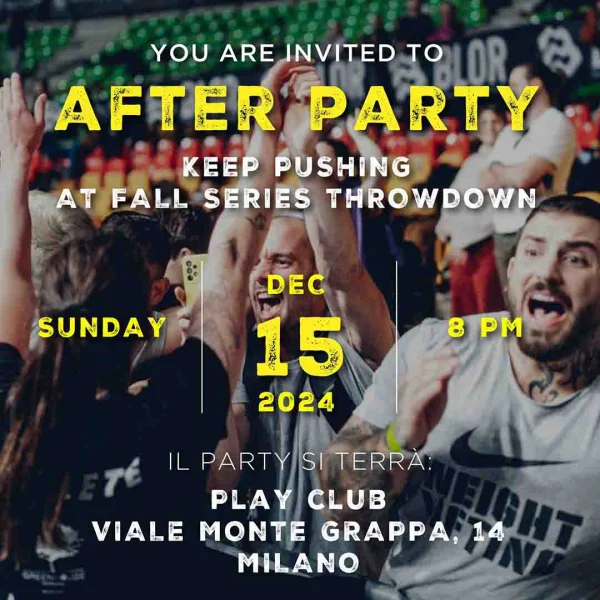 AFTER PARTY FALL SERIES THROWDOWN @ Play Club