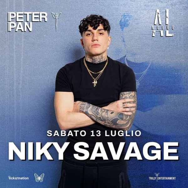 ALIVE w/ NIKY SAVAGE @ Peter 13 Luglio 2024