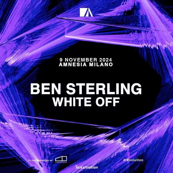 BEN STERLING + OFF WHITE @ Amnesia Milano 09 Novembre 2024