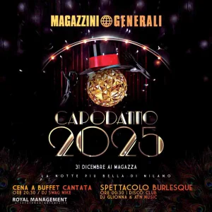 Capodanno 2025 Magazzini Generali