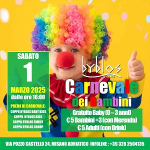 CARNEVALE DEI BAMBINI @ Byblos 01 Marzo 2025