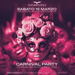 CARNIVAL PARTY @ Baia Imperiale 15 Marzo 2025