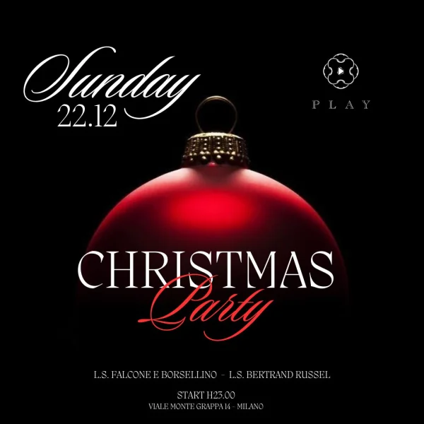 CHRISTMAS PARTY SUNDAY at Play Club