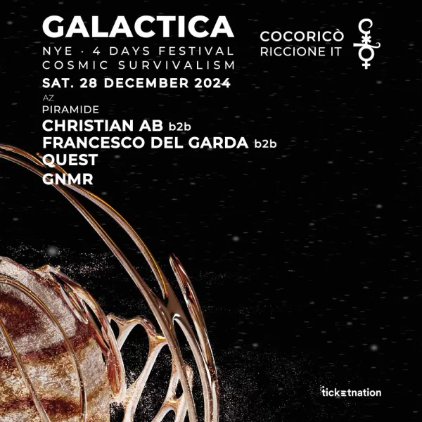 Cocoricò presenta Galactica 28 Dicembre 2024