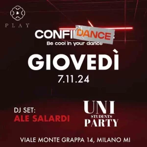 CONFIDANCE  THURSDAY AT PLAY CLUB