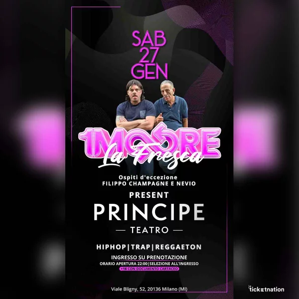 FILIPPO CHAMPAGNE & NEVIO @ TEATRO PRINCIPE 27 Gennaio 2023