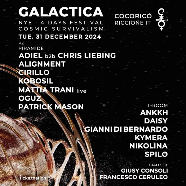 Galactica @ Cocoricò DAY 3 31 Dicembre 2024