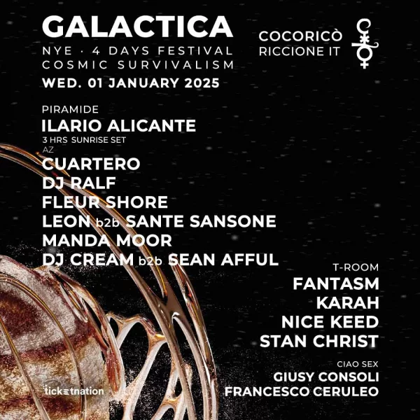 Galactica @ Cocoricò DAY 4 01 Gennaio 2025