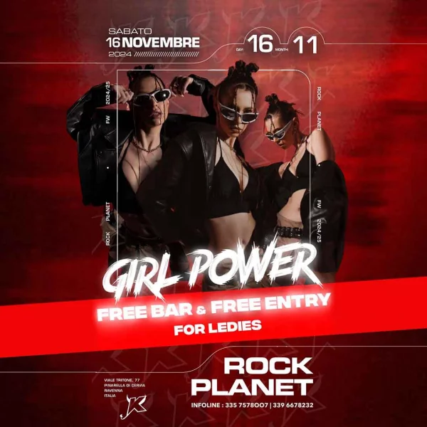 GIRL POWER Rock Planet 16 Novembre 2024