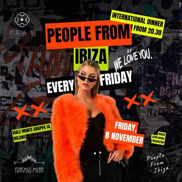 INTERNATIONAL DINNER & PEOPLE FROM IBIZA By We Love You