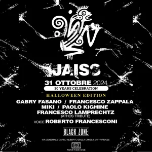 JAISS - Halloween Edition @ Black Zone 31 ottobre 2024