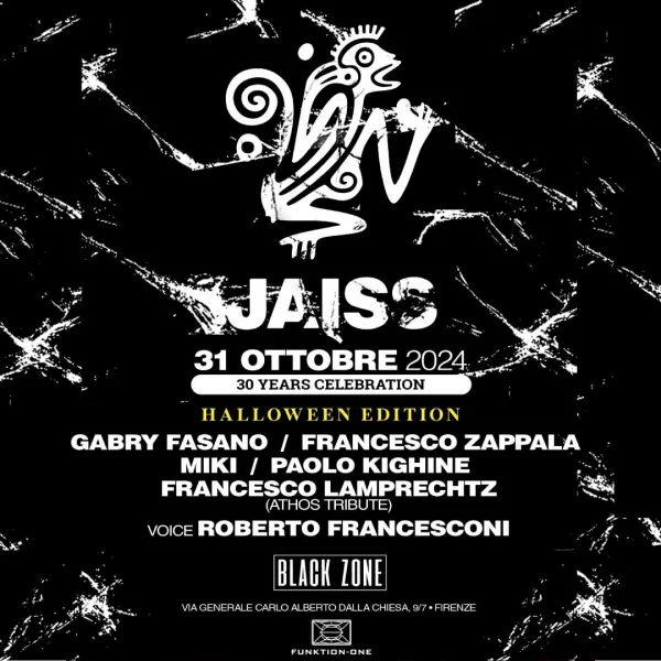 JAISS - Halloween Edition @ Black Zone 31 ottobre 2024