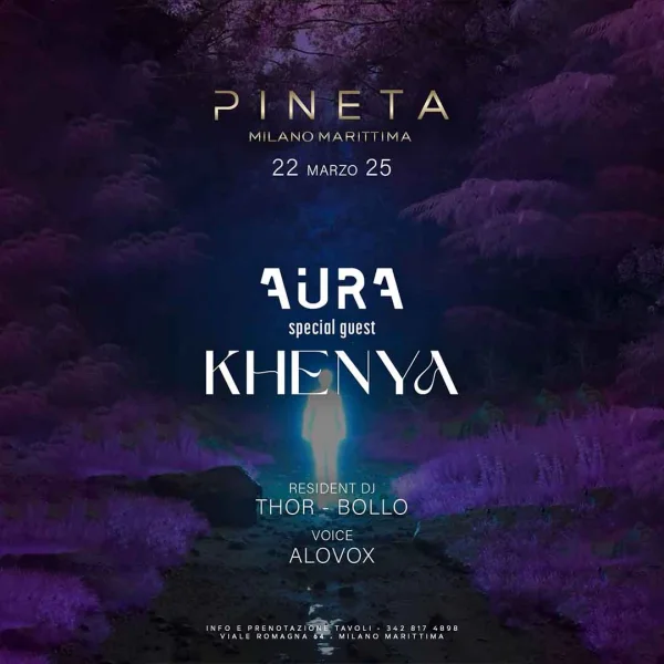 Khenya for AURA @ Pineta 22 Marzo 2025