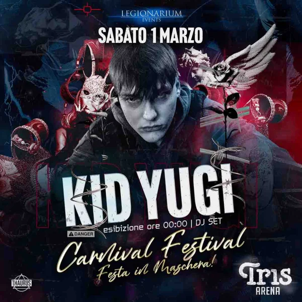 KID YUGI CARNIVAL at TRIS 01 Marzo 2025