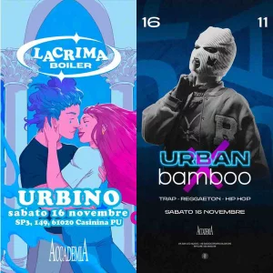 Lacrima Party at Urbino vs Urban @ Accademia 16 Novembre 2024