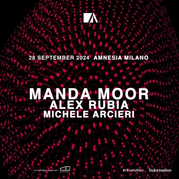 MANDA MOOR + ALEX RUBIA @ Amnesia Milano 28 Settembre 2024