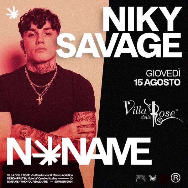 NIKY SAVAGE @ VILLA DELLE ROSE 15 Agosto 2024