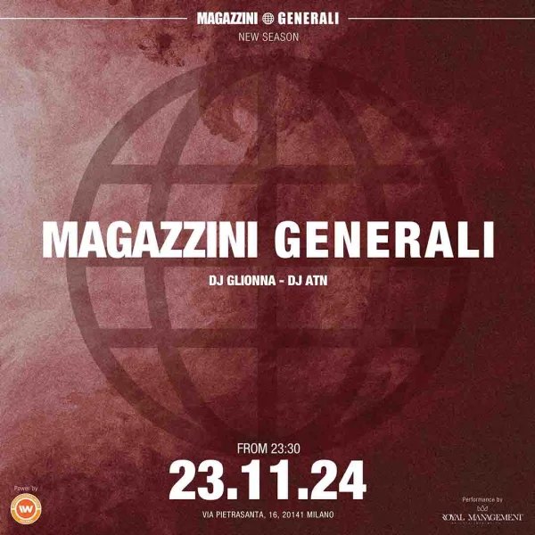 Sabato Magazza @ Magazzini Generali 2024 M