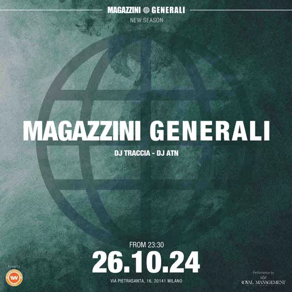 Sabato Magazza @ Magazzini Generali 2024