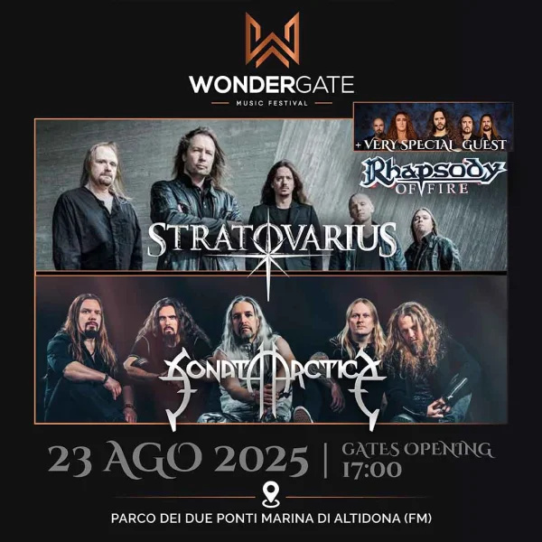 Stratovarius +Sonata Arctica + Rhapsody Of Fire | WONDERGATE FESTIVAL 2025 - Metal Gate