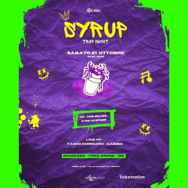 SYRUP TRAP NIGHT @ Rubik Club