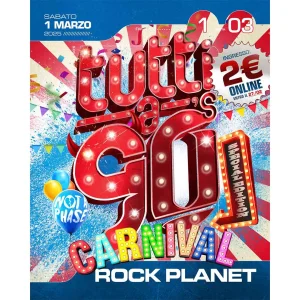 TUTTI A 90's CARNIVAL Special Edition @ Rock Planet