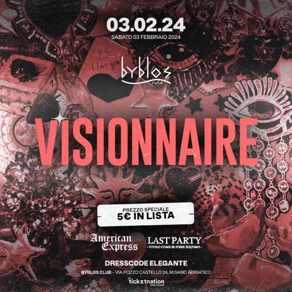 VISIONNAIRE @ Byblos Club