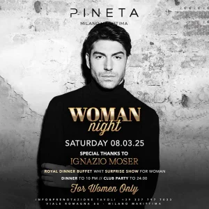 WOMAN NIGHT @ Pineta 08 Marzo 2025