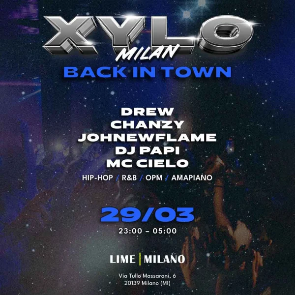 XYLO MILAN Back in town @ Lime Milano